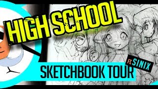 High School Sketchbook Tour  Ft Sinix [upl. by Elazaro750]