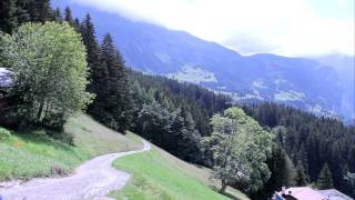 360 view of Lauterbrunnen Valley from Ledibach Bench above Wengen Switzerland [upl. by Alice876]