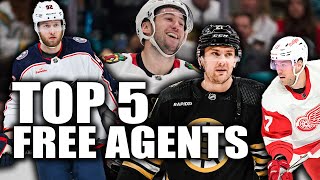 Top 5 NHL Unrestricted Free Agents Remaining and Where They Might Sign [upl. by Anayik]