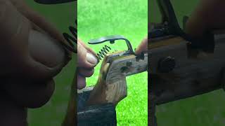 Handcraft a mini wooden crossbow  Craft  DIY [upl. by Beatty]