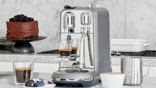 Nespresso Creatista Plus Espresso Machine by Breville Brushed Stainless Steel [upl. by Tybalt90]