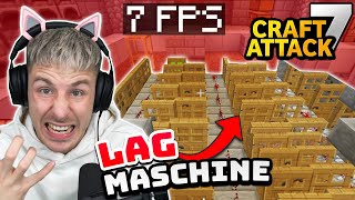 Mit DIESER LAG MASCHINE können wir PETRITS Spiel zum ABSTURZ bringen😂😂 Craft Attack 7 [upl. by Igig]