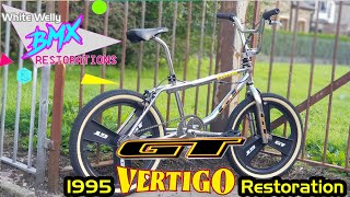 1995 GT VERTIGO Freestyle BMX Restoration bmx restoration restore [upl. by Aihseit]