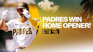 Padres Win Home Opener  Padres vs Giants Highlights 32824 [upl. by Novy]