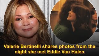 Valerie Bertinelli shares photos from the night she met Eddie Van Halen [upl. by Hilliary]