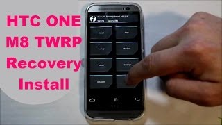 How to install TWRP recovery on the HTC One M8 [upl. by Taite]