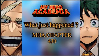 IT REALLY ENDED… my hero academia chapter 430 full spoilers [upl. by Ingram]