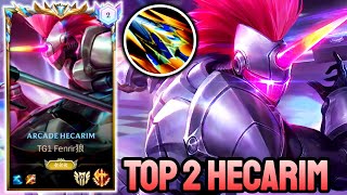 WILD RIFT HECARIM  TOP 2 HECARIM GAMEPLAY  SOVEREIGN RANKED [upl. by Lohman]