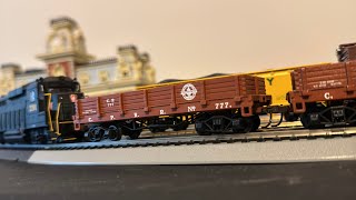 Fun With HO Scale TrainsShunting Disney Rolling Stock [upl. by Nedgo981]