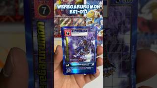 WereGarurumon EX1017 C ALT ART digimoncardgame [upl. by Barty]