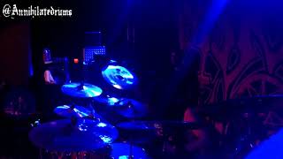 Scotty Fuller  Morbid Angel quotDay of Sufferingquot Drum Cam live on the Decibel Magazine Tour 2019 [upl. by Pollitt]