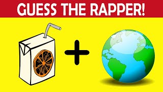 GUESS THE RAPPER FROM EMOJI CHALLENGE [upl. by Zephaniah133]