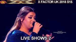 Scarlett Lee “Always On My Mind” AWESOME VOCALS The Girls  Live Shows 2 X Factor UK 2018 [upl. by Idzik692]