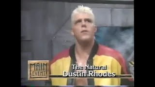 Dustin Rhodes vs Bunkhouse Buck Main Event Feb 5th 1995 [upl. by Lowis]