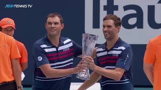 Bryan Brothers beat Tsitsipas amp Koolhof  Miami Open 2019 Doubles Final Highlights [upl. by Adnarrim]