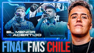 GAZIR REACCIONA A ACERTIJO VS EL MENOR 🔥 FINAL FMS CHILE 🇨🇱 [upl. by Macdonell]