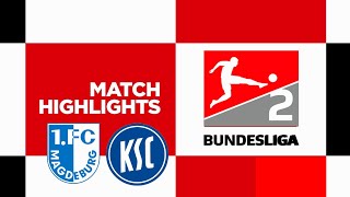 1 FC Magdeburg vs Karlsruher  Highlights  2 Bundesliga 202425 [upl. by Hadsall]