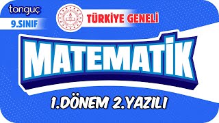 TÜRKİYE GENELİ 9Sınıf Matematik 1Dönem 2Yazılıya Hazırlık 📑 2024 [upl. by Atiken]