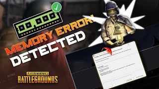 Fix Out of Memory Error Detected in PUBG Battlegrounds PC  Resolve Memory Issue on PUBG [upl. by Yadsendew492]