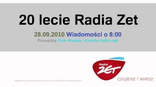 20lecie Radia Zet  28092010  Wiadomości o 800 [upl. by Adle]