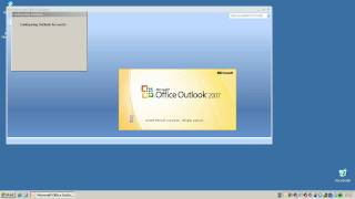 Configuring Microsoft Outlook 2007 To Access An Exchange Server  Windows XP [upl. by Cordy]