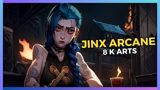 AI Art Arcane Jinx 8K Arts [upl. by Chloette]