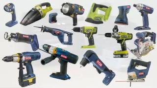 Ryobi ONE 18V Cordless Power Tools [upl. by Razid]