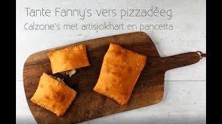 Pizza calzone met Tante Fanny Vers Pizzadeeg  gemaakt door Foodies magazine [upl. by Carmelita]