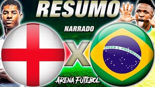 Brasil vence a Inglaterra na estreia de Dorival Júnior [upl. by Adnerb]