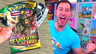 I PULLED IT Evolving Skies Pokemon Cards Opening [upl. by Ross]