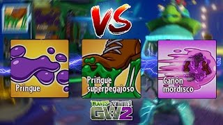 Comparativa Todos los Pringues  Carnívora  PvZ GW2 [upl. by Ailerua]