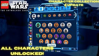 LEGO Star Wars The Skywalker Saga All Characters Unlocked DLC Included [upl. by Aned]