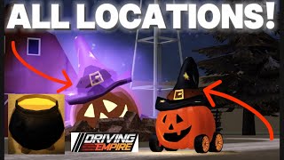 ALL LOCATIONS FOR THE CAULDRONS IN ROBLOX DRIVING EMPIRE🚗🏎️😮‍💨 [upl. by Kcinom]