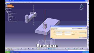 CATIA Assembly Mechanism Tutorial [upl. by Ahsimet993]