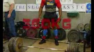 Mark Felix 280kg  400kg deadlift  the sugden classic [upl. by Aliber]