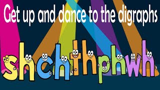 Get Up and Dance to the Digraphs New Consonant Digraphs sh ch th ph wh song digraphs [upl. by Poock]