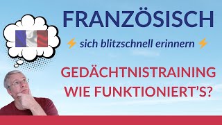 Französisch lernen Gedächtnistraining für Anfänger [upl. by Aihsetel704]