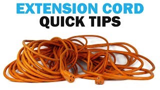 How to Keep Extension Cords From Unplugging  Quick Tip [upl. by Leuamme]