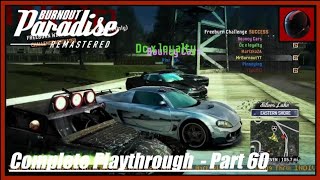 Burnout Paradise Remastered Complete Playthrough  Part 60 6 Player Freeburn Challenges [upl. by Mclyman]