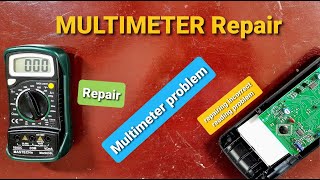 Multimeter repair  Incorrect reading in multimeter  repair [upl. by Phenice]