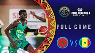 3RD PLACE GAME  Morocco v Senegal  Full Basketball Game  FIBA U18 AfroBasket 2024 [upl. by Rees]