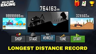 Hill Climb Racing  Ranking All Vehicles By Longest Distance  Hardest World Record [upl. by Stephan]