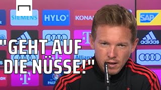 Nachfragen zu Goretzkas Verletzung Julian Nagelsmann redet Klartext  FC Bayern [upl. by Anrol]