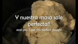 Recetas para Thermomix TM31  Masa de Pizza  Dough Recipe [upl. by Evot]