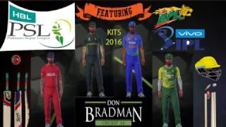 Don Bradman 14 How to get Mods Kits Leagues IPLBPL PSL for PC [upl. by Qulllon105]