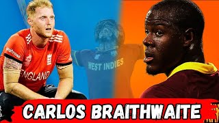 Remember the name CARLOS BRAITHWAITE 💪  ICC T20 WORLD CUP 2016 FINAL 🏆 [upl. by Nylodnew694]