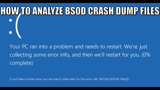 How to Analyze BSOD Crash Dump Files [upl. by Karwan]