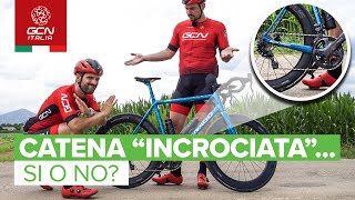 Quanto è sbagliato pedalare con la catena “incrociata” [upl. by Anrahs890]