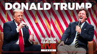 Tucker Carlson Live Tour Grand Finale With President Donald Trump LIVE in Glendale AZ [upl. by Janiuszck]