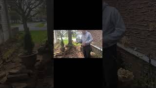 Creating a limestone path for a client Pt 2 Edging amp shaping [upl. by Gianina]